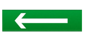 Надпись сменная для плоского светового табло М-12, 24, 220В.