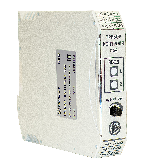 Прибор Контроля Фаз, контроль исправности двух вводов электропитания 380В по амплитуде и по частоте, светодиодный индикатор, реле исправности электровводов, силовое реле