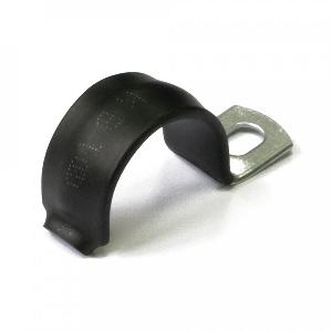 Скоба металлическая однолапковая с полимерным покрытием СМО-П d19-20 мм (100шт/уп)