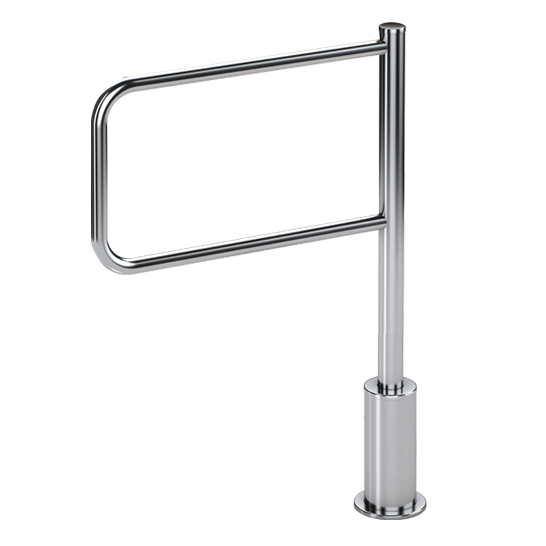 Калитка с электрической и магнитной разблокировкой. Правая. Шлифованная нерж. сталь; магнитный ключ;&nbsp;&nbsp;Н=1000 мм; створка поворотная 800 мм