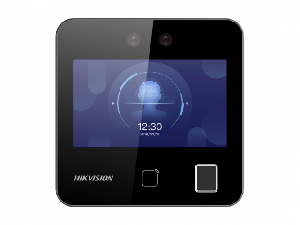 Терминал доступа с распознаванием лиц и считывателем отпечатков пальцев (Mifare 1K), 4.3" цветной  LCD сенсорный экран; 2 объектива 2Мп, H.264; WDR; режим аутентификации лиц: