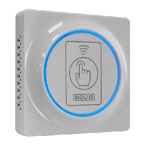 Считыватель проксимити карты EM-Marin, ProxCard II HID с интерфейсом Touch Memory, Wiegand-26 и -44. Кнопка для команд. -25 до +60°С. Накладной и розеточный. Цвет - серый