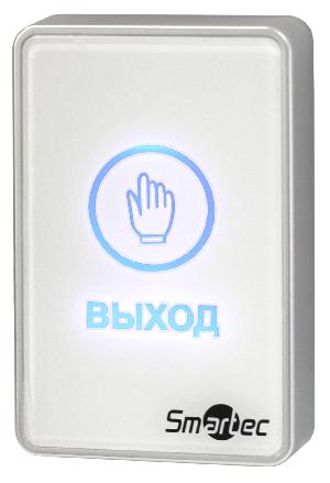 Кнопка выхода сенсорная, белая, накладная, пластик, НЗ/НР контакты, 12-24 В(DC), 86х50х20 мм
