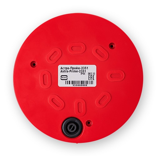 радиоканальный светозвуковой оповещатель системы Астра-Прайм, 868 МГц, звук 90 дБ, дальность радиоканала 1000 м