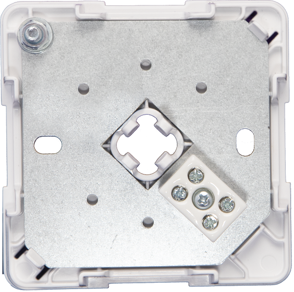 Коробка монтажная огнестойкая IP41, фарфоровый клеммник 2 контакта, до 6 мм. кв., 75х75х30 мм, вводы вставки из эластичного материала