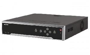 16-ти канальный IP-видеорегистратор, Видеовход: 16 каналов; аудиовход: двустороннее аудио 1 канал RCA; видеовыход: 1 VGA до 1080Р, 2 HDMI до 4К, 1 CVBS; аудиовыход: 1 канал RCA.