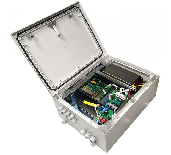 Уличный коммутатор с ИБП управляемый 1Гбит/с, до 6 камер, Два SFP-слота, Датчик вскрытия, Встроенный оптический кросс, Два замка, Автомат в комплекте, РоЕ+ (HighPoE) 802.3at, 60Вт на двух портах, 30Вт на всех портах