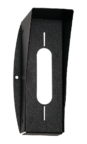 Защитный козырек для установки для вызывных панелей. Материал оцинкованная сталь. Крепится настену.  80х161х77мм