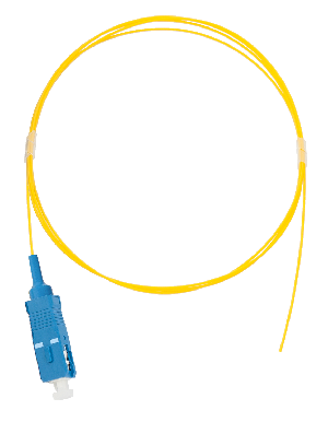 Шнур волоконно-оптический, монтажный, одномодовый 9/125мкм, стандарта OS2, SC/UPC, LSZH нг(A)-HFLTx, 0.9мм, желтый, 1м, уп-ка 2шт.
