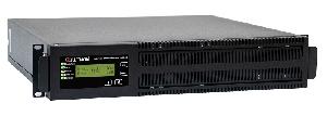 Источник бесперебойного питания в стойку, on-line (с двойным преобразованием), чистая синусоида, 500 ВA (400 Вт); U-вх.220 В; встроенные аккумуляторы, 4х12В/9Ач, U-акб.24 В, I-заряд.5 А; ЖК-дисплей, светодиодные индикаторы, "холодный старт"; выходные разъёмы - IEC-320-C13 (3 шт.), EURO F-type с заземлением (1 шт.); высота 2U; IP20, t-раб.+5...+40°C, 89х440х465 мм