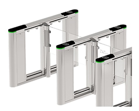 Турникет с&nbsp;&nbsp;распашными створками (левый и правый элементы). Режим антипаника. Материал корпуса - нержавеющая ста. ль SUS304, материал крышки&nbsp;&nbsp;- закаленное стекло, материал створок - закаленное стекло.&nbsp;&nbsp;Светодиодный индикатор прохода. Ширина прохода - до 900мм. Установка внутренняя / наружняя (под навесом). Рабочая температура -28град.С ~ 60град.С. Питание AC110V/220v. Длина прохода - 1600 мм, высота створок - 800 мм. Вес&nbsp;&nbsp;кг 130. Наработка на отказ 2  млн. проходов.