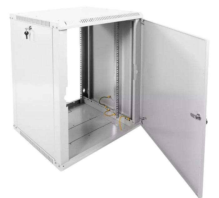 Шкаф телекоммуникационный настенный разборный ЭКОНОМ 15U (600 × 520) дверь металл