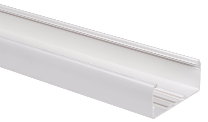 DLP Кабель-канал парапетный 150х65мм без крышки шириной 65мм и без перегородки несущей белый IEK