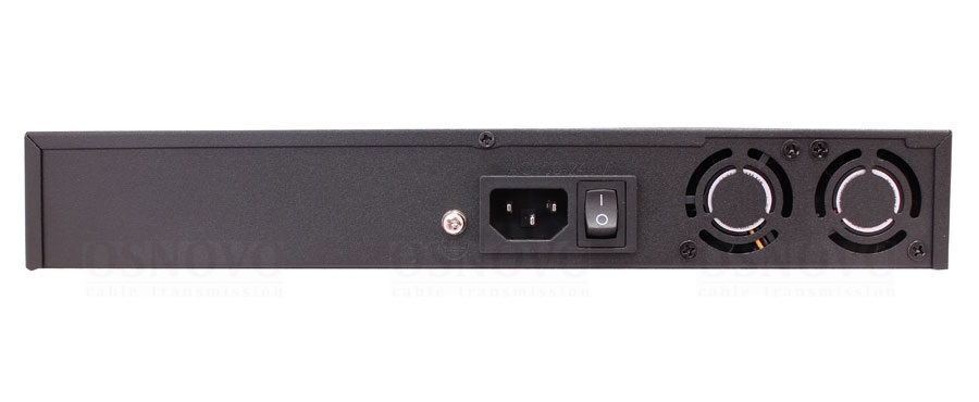 PoE коммутатор Fast Ethernet на 16 x RJ45 PoE + 2 x RJ45 GE + 1 SFP GE порта. Мощность PoE на порт - до 30W. PoE до 292W. до 250м, AC100-240V. Встроенный БП. 19", 295x45x195мм. -10...+55гр. С.