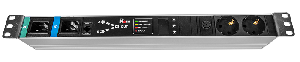 Блок розеток Rem-16 с АВР, 16A, 2xSchuko, подключение к контроллеру R-2MC по Modbus, вход 2xC20