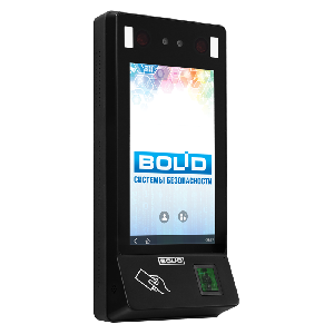 Считыватель&nbsp;&nbsp;с контроллером по лицу, по пальцам и проксимити картам стандарта EM-Marin и Mifare.&nbsp;&nbsp;Быстрое распознавание лица на расстоянии до 3 м, а также распознавание защитной маски.&nbsp;&nbsp;Интерфейс - Ethernet. Объем памяти - 50 тыс. шаблонов лиц, 30 тыс. пальцев, 50 тыс. карт, 1 млн. событий.