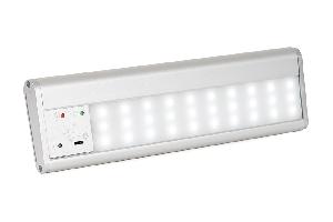 Светильник аварийный, негорючий алюминиевый корпус, Li-Ion АКБ 1200 мАч, 30 светодиодов; 2 режима работы;