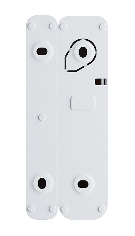 Датчик открытия магнитоконтактный. Подключение внешнего проводного магнитоконтактного извещателя. Диапазон температур от −20 до +55°С. Совмещенный тампер и датчик отрыва от стены. Электропитание — батарея CR123A.&nbsp;&nbsp;Крышка-кронштейн с креплением на саморезы или двусторонний скотч. Дизайн Koishi style.