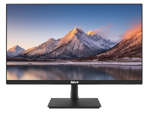 Монитор 27", тип матрицы VA, разрешение 1920х1080; яркость 250 кд/м2; контрастность 3000:1; время отклика 5 мс; частота обновления 100 Гц, угол обзор 178 °, интерфейсы: 1 HDMI, 1 VGA, 2 динамика, AC 100В-240В; VESA 75х75; вес 3,8 кг.