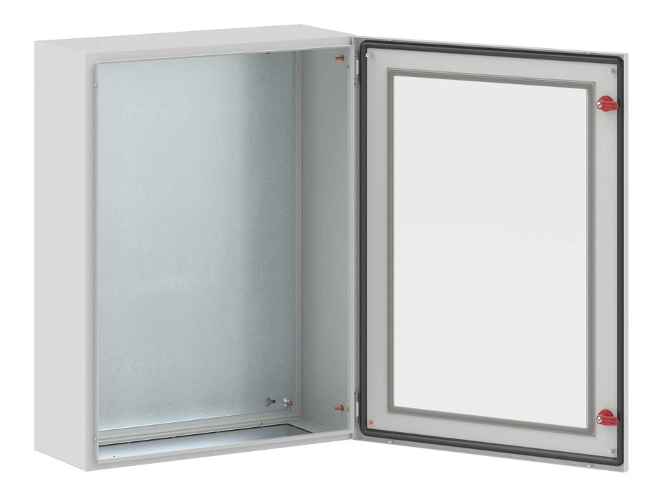 Корпус навесной ST с М/П с прозрачной дверью ВхШхГ 800x600x250 мм