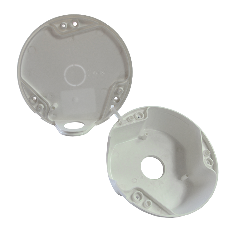 Универсальная монтажная коробка для видеокамер, 132х126х42, Максимальная нагрузка: 2,5 кг, Пластик, Цвет: Белая, IP55