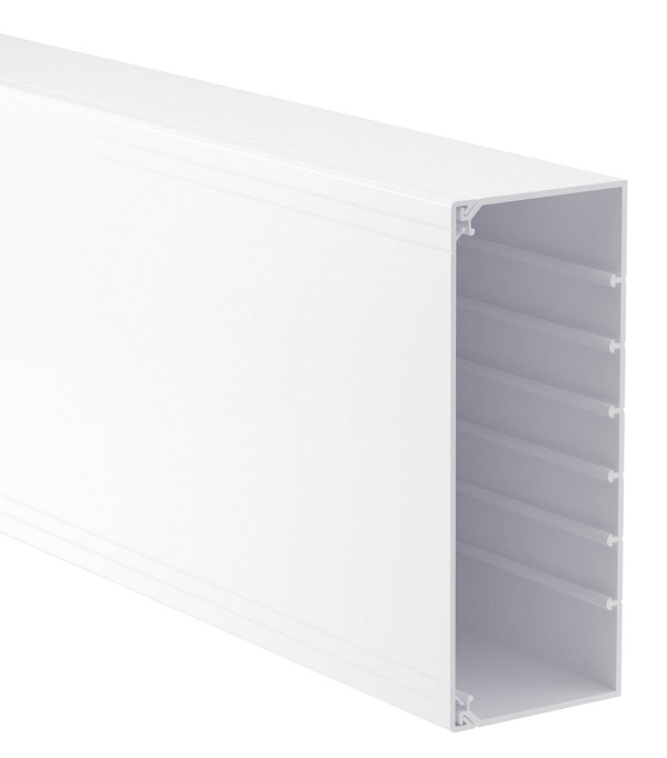 Короб с крышкой с направляющими для установки разделителей (8 м/уп)