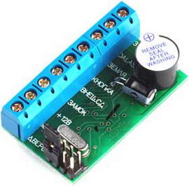 Контроллер: 9-24V DC/45 mA, ток коммутации: 5А, количество ключей / карт (max): 5459 шт. Интерфейс связи со считывателем: Dallas TM (iButton), Wiegand 26, 34, 37, 40, 42.