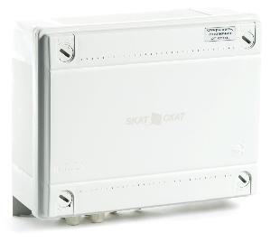 Источник питания выходное переменное напряжение 24В, 50 Гц. Максимальный ток выхода 5А. Уличное исполнение, класс защиты&nbsp;&nbsp;IP 56. Сетевой (не бесперебойный)