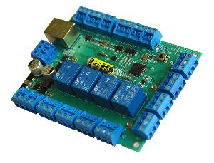 Универсальный IP контроллер СКУД, память: 32000 идентификаторов, журнал событий - 47000, интерфейсы: Ethernet 100Mbit  (разъем RJ45), два  порта Wiegand, mini USB,  8 входов с контролем по току, 4 выхода сухой контакт: два реле 24В 5А, два реле 24В 1А, 250 временных зон, 250 недельных расписаний, плата без корпуса, питание 12 В.