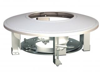 Внутрипотолочный кронштейн, белый, для купольных камер, алюминий и пластик, Φ210×90мм