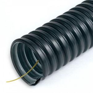 Металлорукав в ПВХ изоляции Р3-ЦП-Мр-НГ-15 с/з (100м/уп)