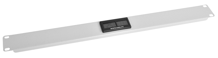 Фальшпанель с термометром в шкаф 19" 1U