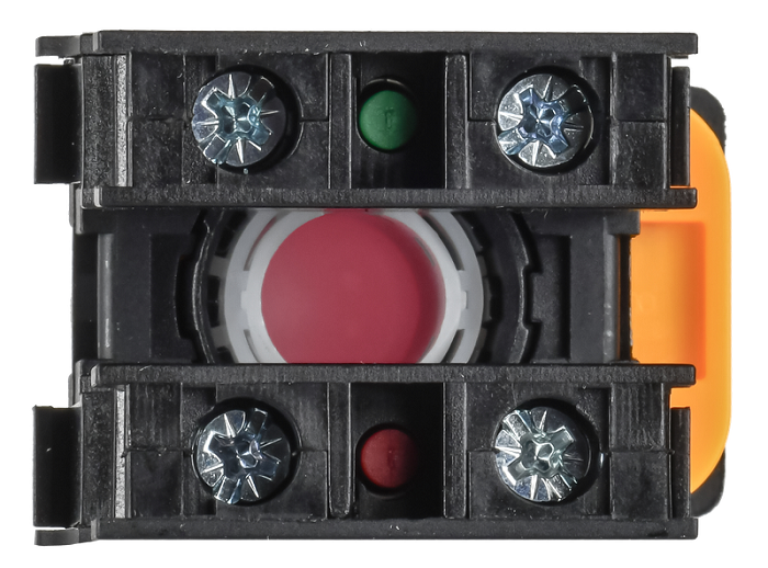 Кнопка с фиксацией d=22мм 1NO+1NC красная MASTER IEK