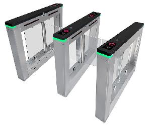 Турникет распашной центральный модуль, режим антипаника, корпус - нержавеющая сталь, ширина прохода&nbsp;&nbsp;650 мм,&nbsp;&nbsp;материал створок акрил, LED-индикация, питание АC 110 В / 220 В (50/60Гц), размеры 1200 х 150 х 980 мм.