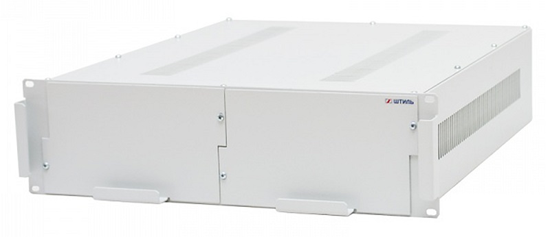 Батарейный модуль для работы с ИБП SR1106L, SR1110L, SR3110L для установки в 19" стойку, 3U; U-батарей 192 В, 16 батареи 12 В 12 А·ч, суммарная ёмкость 12 А·ч; разъём подключения к ИБП TD50A; t-раб.+20…+25°С, 133×483×700 мм