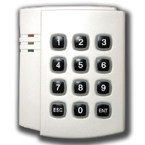 Считыватель EM-Marin и HID с клавиатурой, дальность 6-10 cm, выходной интерфейс: Wiegand 26, Dallas TM, темно-серый металлик
