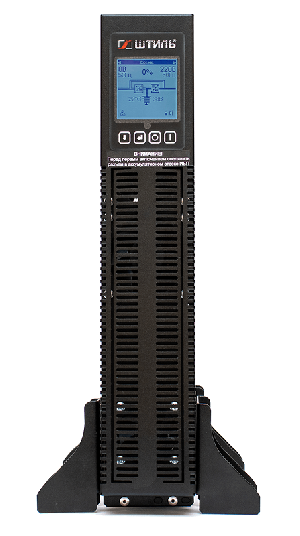 Источник бесперебойного питания в стойку, on-line (с двойным преобразованием), чистая синусоида, 2000 ВA (1800 Вт); U-вх.220 В; под внешние аккумуляторы, U-акб.72 В, I-заряд.4 А; ЖК-дисплей; выходные разъёмы - IEC-320-C13 (8 шт.), IEC-320-C19 (1 шт.); холодный старт, совместим с генератором; высота 2U; IP20, t-раб.+5...+40°C, 88х482х447 мм