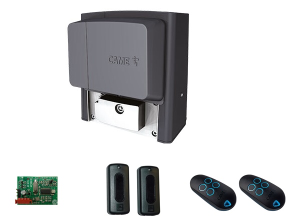 Комплект автоматики для откатных ворот до 400 кг, 30%, на основе привода BX704AGS (встроенный блок управления ZBX7N, радиоуправление с динамическим кодом)