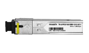 SFP модуль одномодовый, 1 порт SC, скорость передачи данных 1,25Гбит/c, длина волны 1550-1310, дальность передачи данных 20км. -40°С...80°С. 65х14х13. Поддержка - DDM