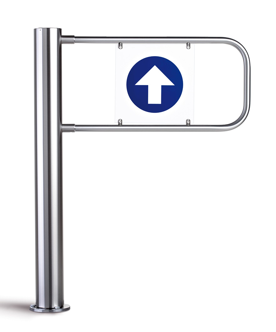 Створка длиной 650 мм для стойки калитки PERCo-WMD-05S, нержавеющая сталь