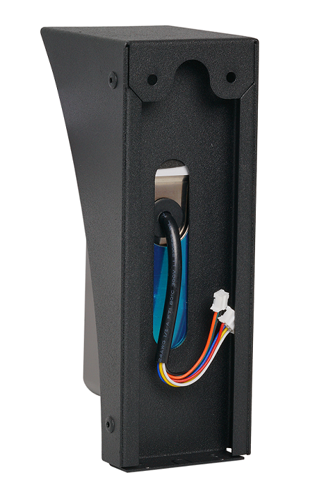 Защитный козырек для установки для вызывных панелей. Материал оцинкованная сталь. Крепится настену. 57х161х73мм