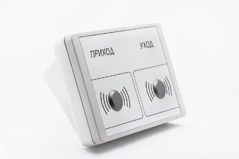 Терминал учета рабочего времени, фиксация фактов приходов и уходов сотрудников на рабочие места без использования исполнительных механизмов. Встроенные считыватели карт EM Marine. Неограниченное количество ключей, 40 000 событий.