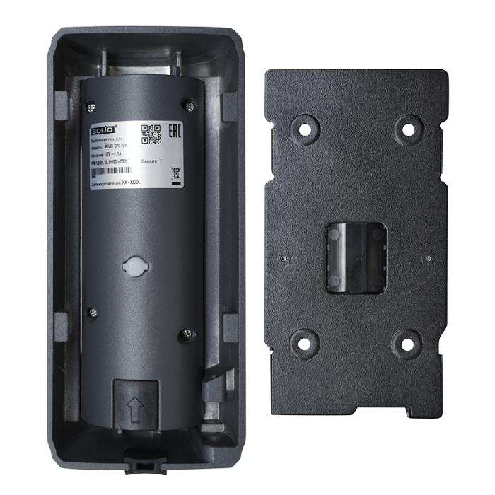 Сетевая вызывная панель с антивандальной защитой IK10; объектив 2,8 мм; H.264; RS-485; Alarm In; IP65; DC 12V, PoE (802.3af); -30°C до +60°C