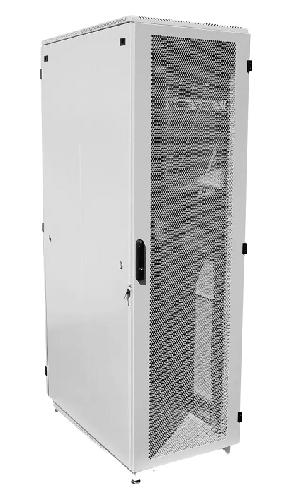 Шкаф телекоммуникационный напольный 42U (600 × 800) дверь перфорированная 2 шт.