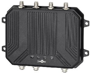 Считыватель UHF без антенн, 4-х канальный, 4 порта Виганд26/34, RS232, RS485 и Ethernet, IP65, -35°- 60° С, 161х210х29, 12 В DC, 2 А.