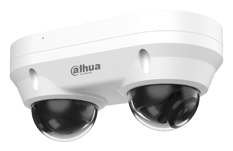 2х уличная купольная IP-видеокамера с ИИ, 1 канал: 1/2.7"" 4Мп CMOS, 4Мп@25 к/с, 0.006 лк @F1.6, 2.8мм, ИК-подсветка 30м, Led-подсветка: 20м, 2 канал: 1/2.7"" 4Мп CMOS, 4Мп@25 к/с, 0.006 лк @F1.6, 2.8мм, ИК-подсветка 30м, Led-подсветка: 20м, Сжатие H.265/H.264/MJPEG/H.265+/H.264+; WDR 120дБ. Видеоаналитика: SMD plus, охрана периметра. Интерфейсы: microSD до 256Гб, тревожные вх/вых: 1/1; аудиовх/вых: 1/1, встроенный микрофон. Защита: IP67, IK10; питание: DC12В/PoE+; корпус: металл