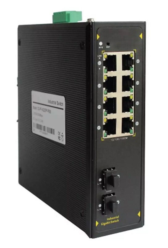 Неуправляемый сетевой коммутатор, 8x 10/100/1000 Base-TX Ethernet RJ45, 2х1Gbps SFP Fiber port