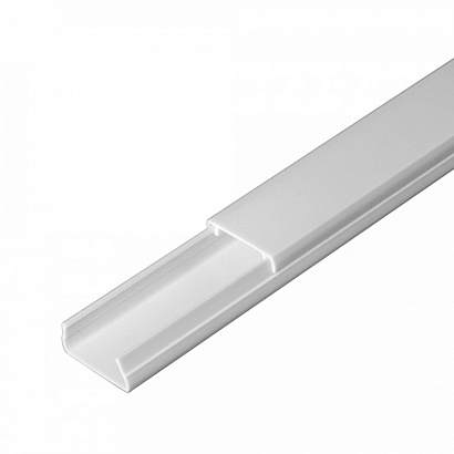 Кабель-канал "Промрукав" 20х10 2-й замок в полиэтилене (180 м/уп)