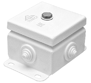 Коробка монтажная общепромышленные, оцинкованная сталь 1,2мм, IP55, 86х86х62 мм