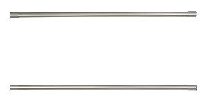 Поручни, нержавеющая сталь, 500 х D30 мм, в комплекте 2 шт.